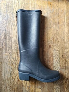 AIGLE Knee High Rubber Rain Boots